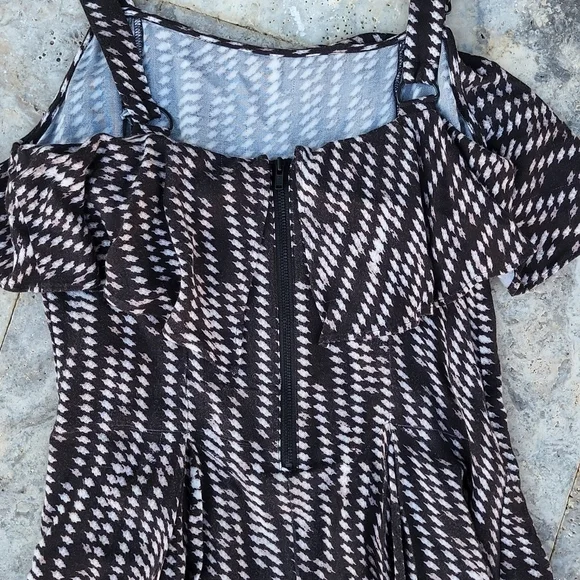 Donating Make an Offer Free People paper flowers printed mini dress - Picture 6 of 10